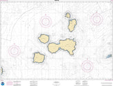NOAA Nautical Chart 16501: Islands of Four Mountains